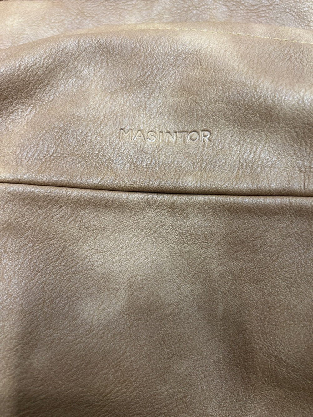 NEW Masintor Tan Leather Backpack - Picture 4 of 6